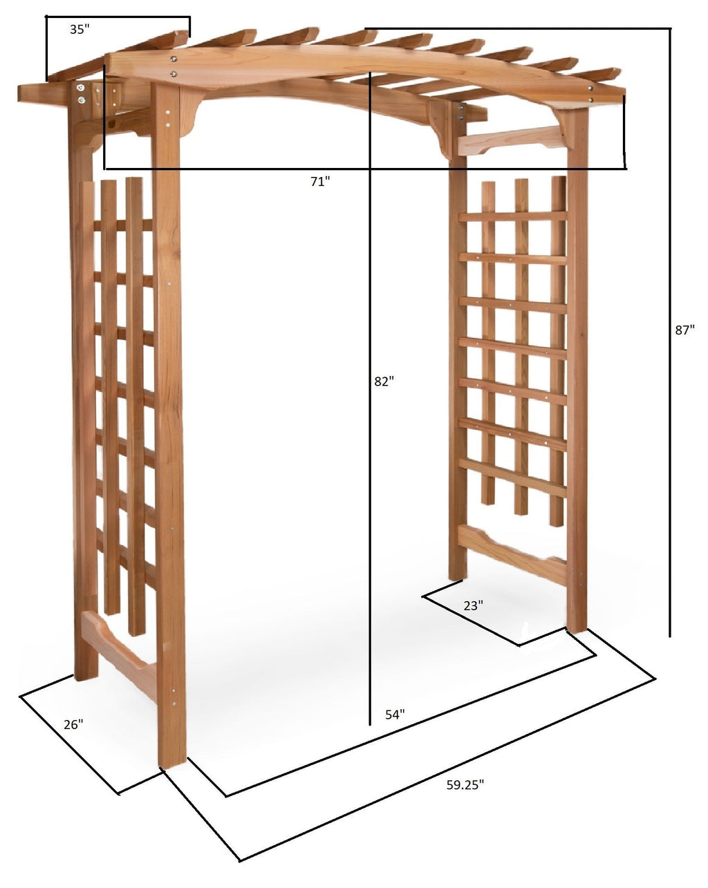 All Things Cedar Pagoda Arbor – view 11