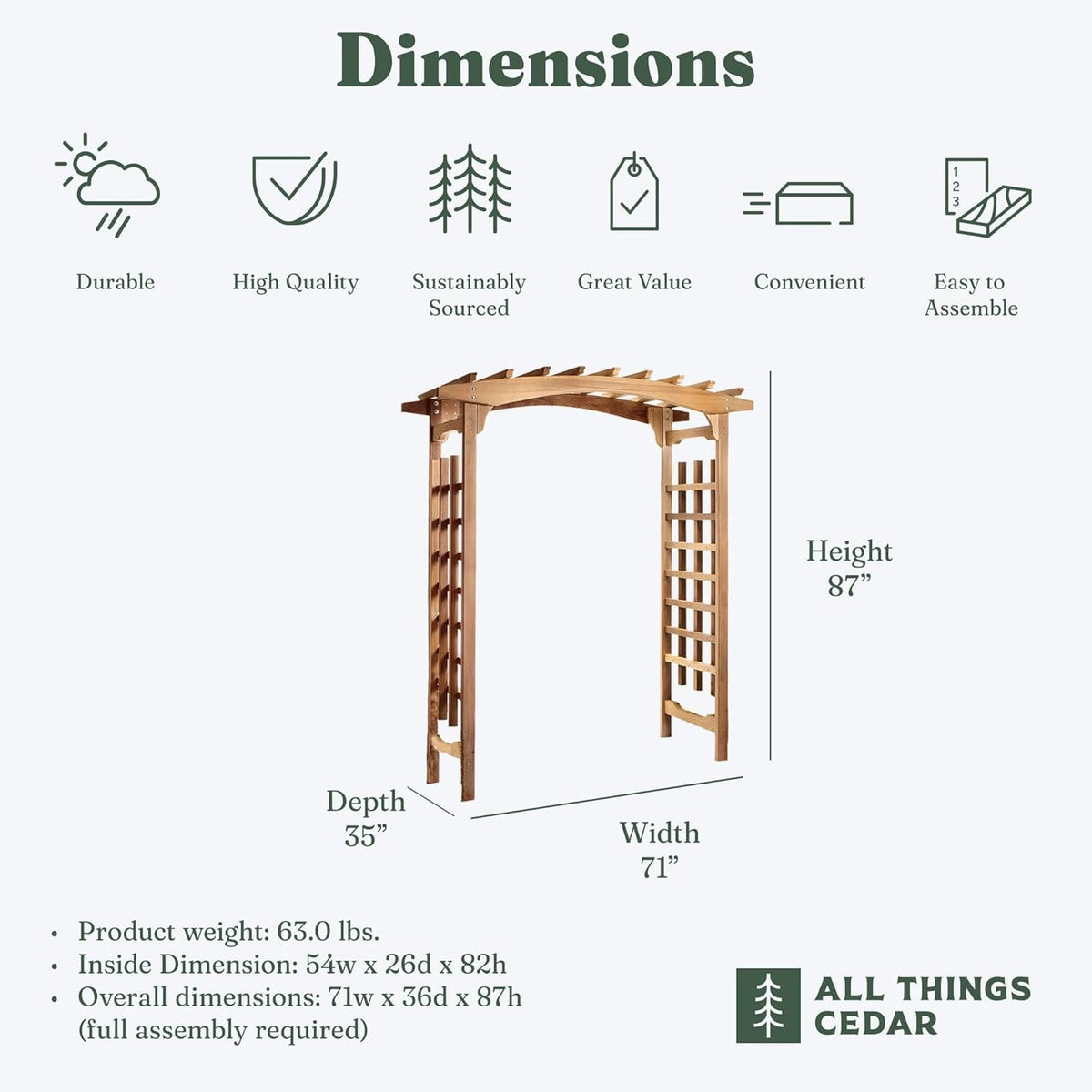All Things Cedar Pagoda Arbor – view 4
