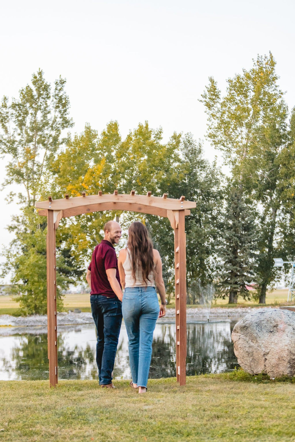 All Things Cedar Pagoda Arbor Planter Box Set – view 8