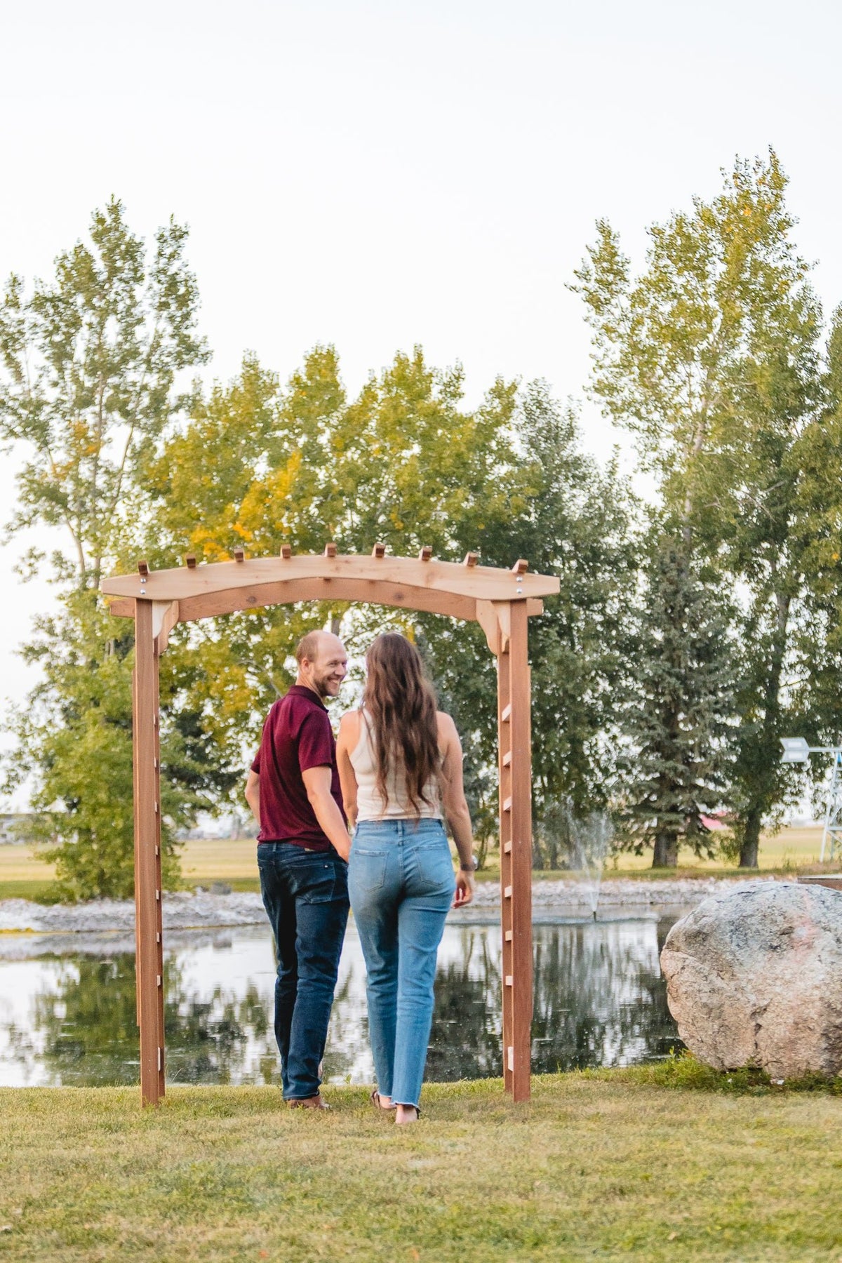 All Things Cedar Pagoda Arbor Planter Box Set – view 8