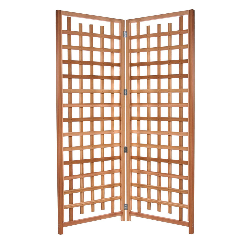 All Things Cedar 32w x 11d x 12h Planter Box with Trellis Privacy Screens Set – view 2