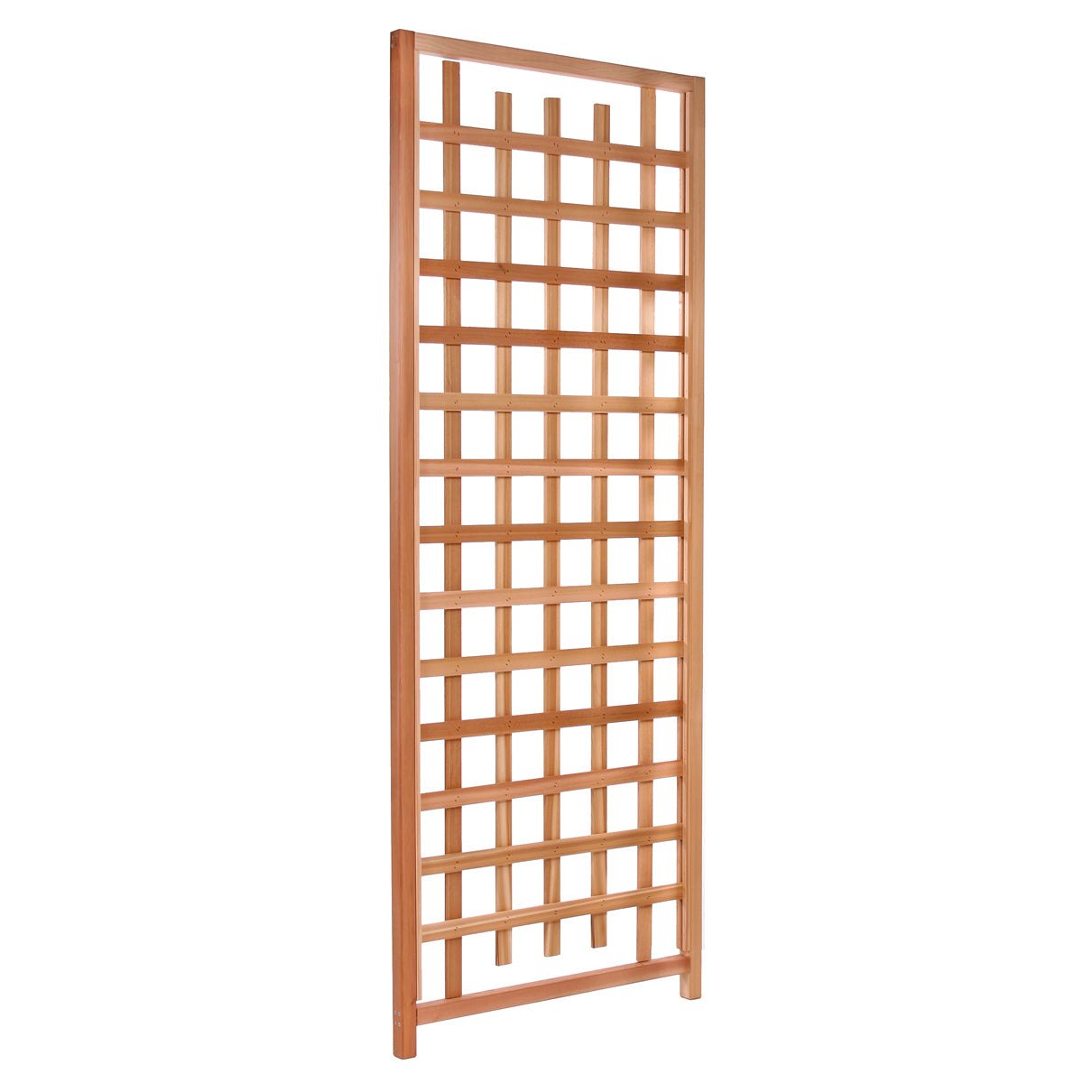 All Things Cedar 32w x 11d x 12h Planter Box with Trellis Privacy Screen Set – view 2