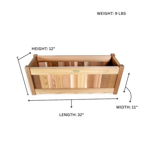 All Things Cedar 32w x 11d x 12h Twin Planter Boxes and Trellis Privacy Screen Set – view 4
