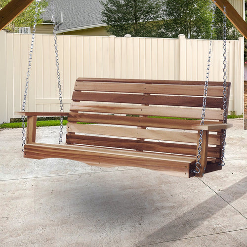 All Things Cedar 4-ft Porch Swing – view 2