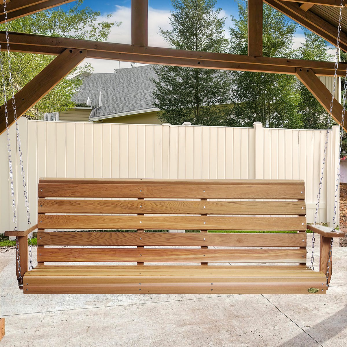 All Things Cedar 6-ft Porch Swing – view 4