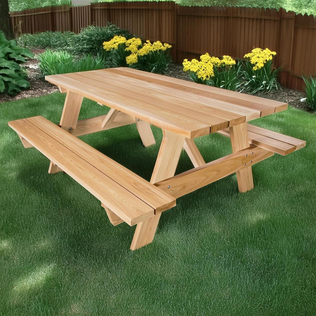 All Things Cedar 6-ft Classic Picnic Table – view 4