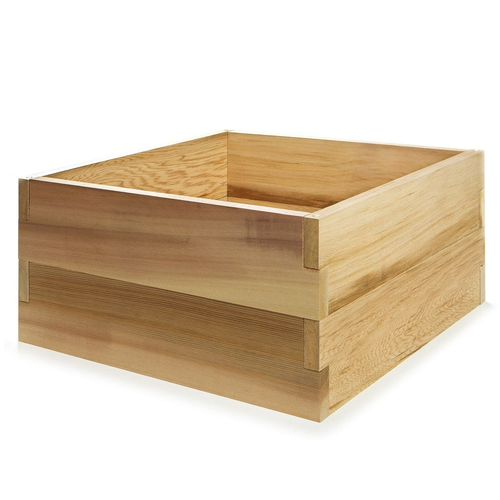 All Things Cedar 2-ft Square 2-Tier Raised Garden Box