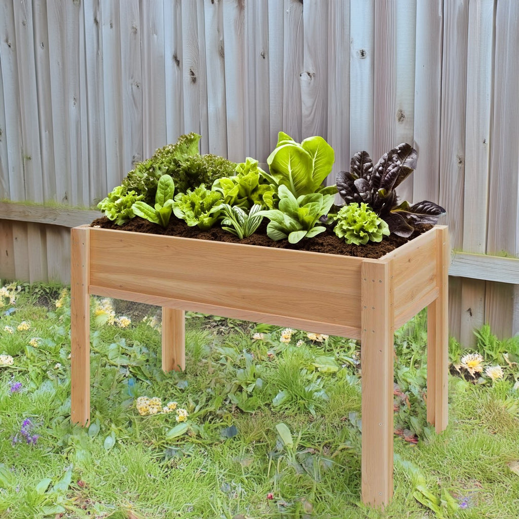 All Things Cedar 4-ft x 2-ft Raised Garden Box on Legs – view 3