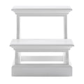 NovaSolo Halifax Bed Step Stool, Classic White