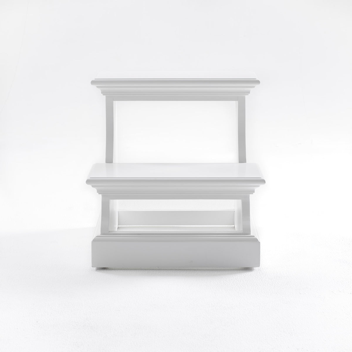 NovaSolo Halifax Bed Step Stool, Classic White – view 10