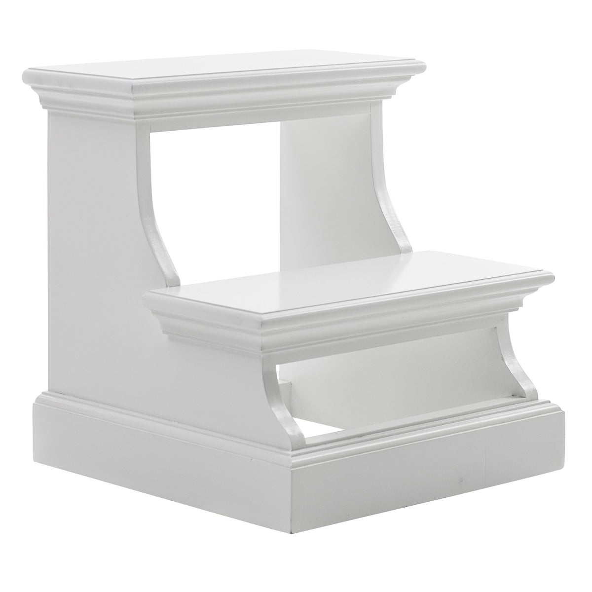 NovaSolo Halifax Bed Step Stool, Classic White – view 2