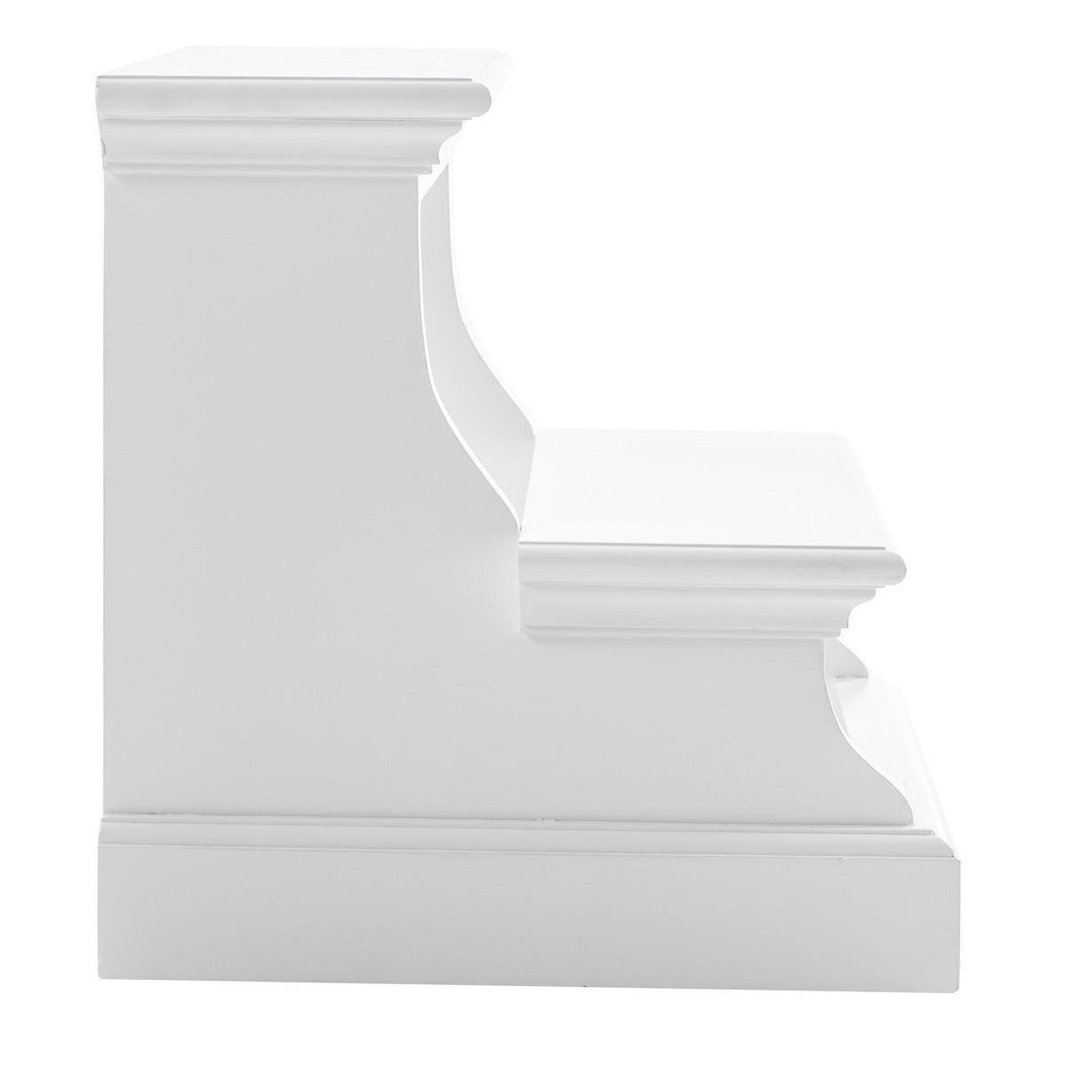 NovaSolo Halifax Bed Step Stool, Classic White – view 3