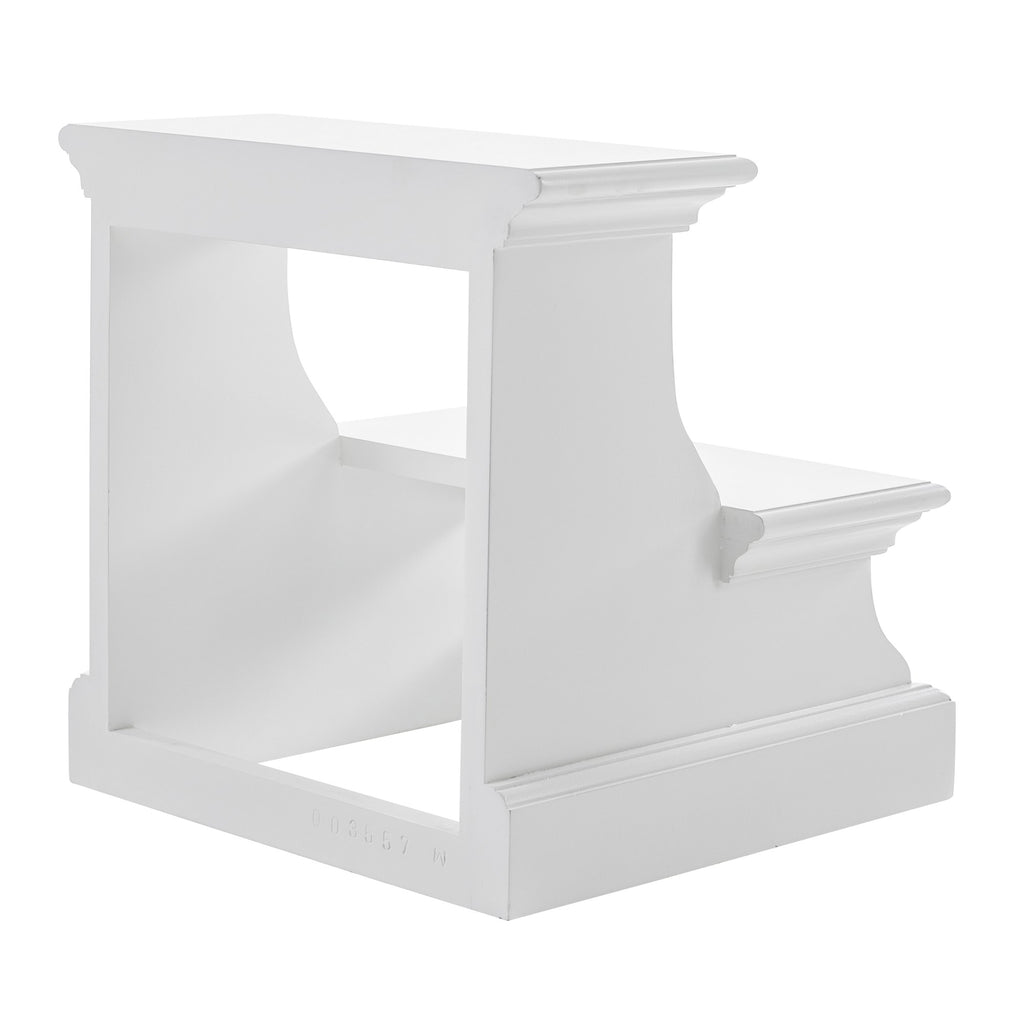 NovaSolo Halifax Bed Step Stool, Classic White – view 4
