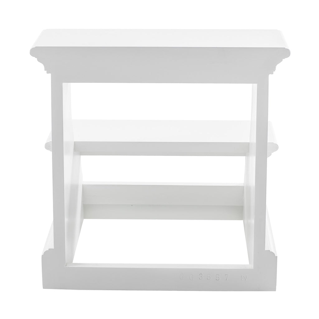 NovaSolo Halifax Bed Step Stool, Classic White – view 5