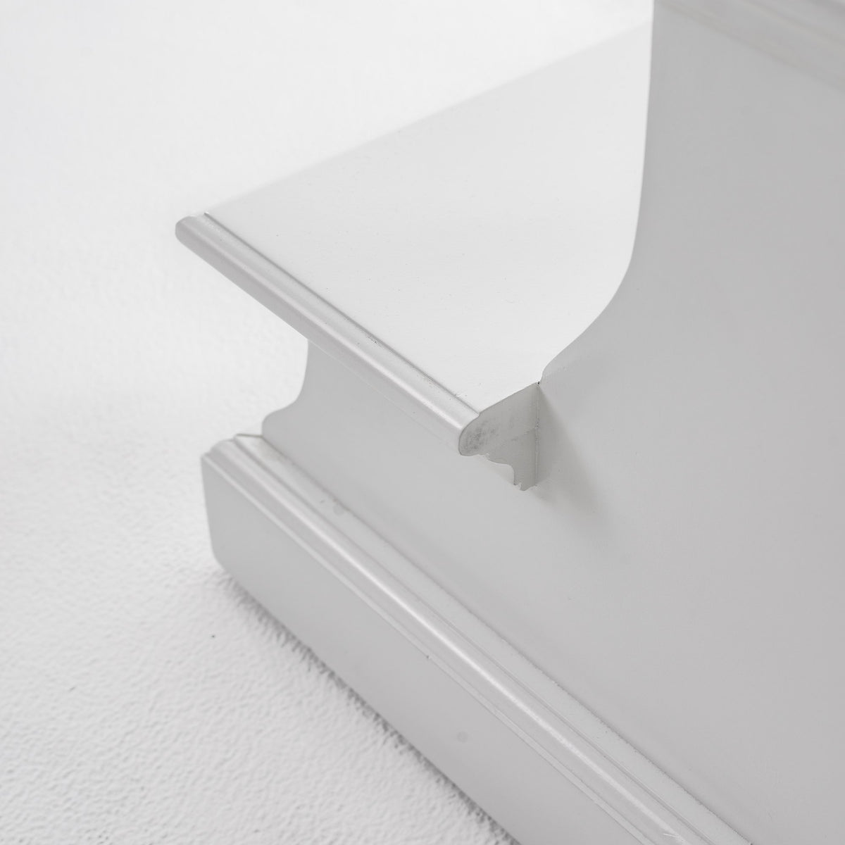 NovaSolo Halifax Bed Step Stool, Classic White – view 6