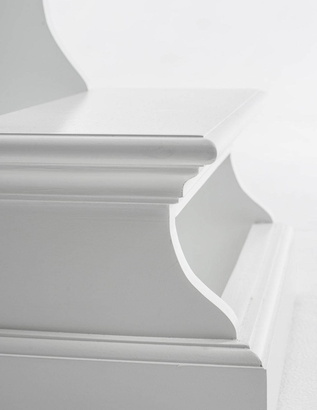 NovaSolo Halifax Bed Step Stool, Classic White – view 8