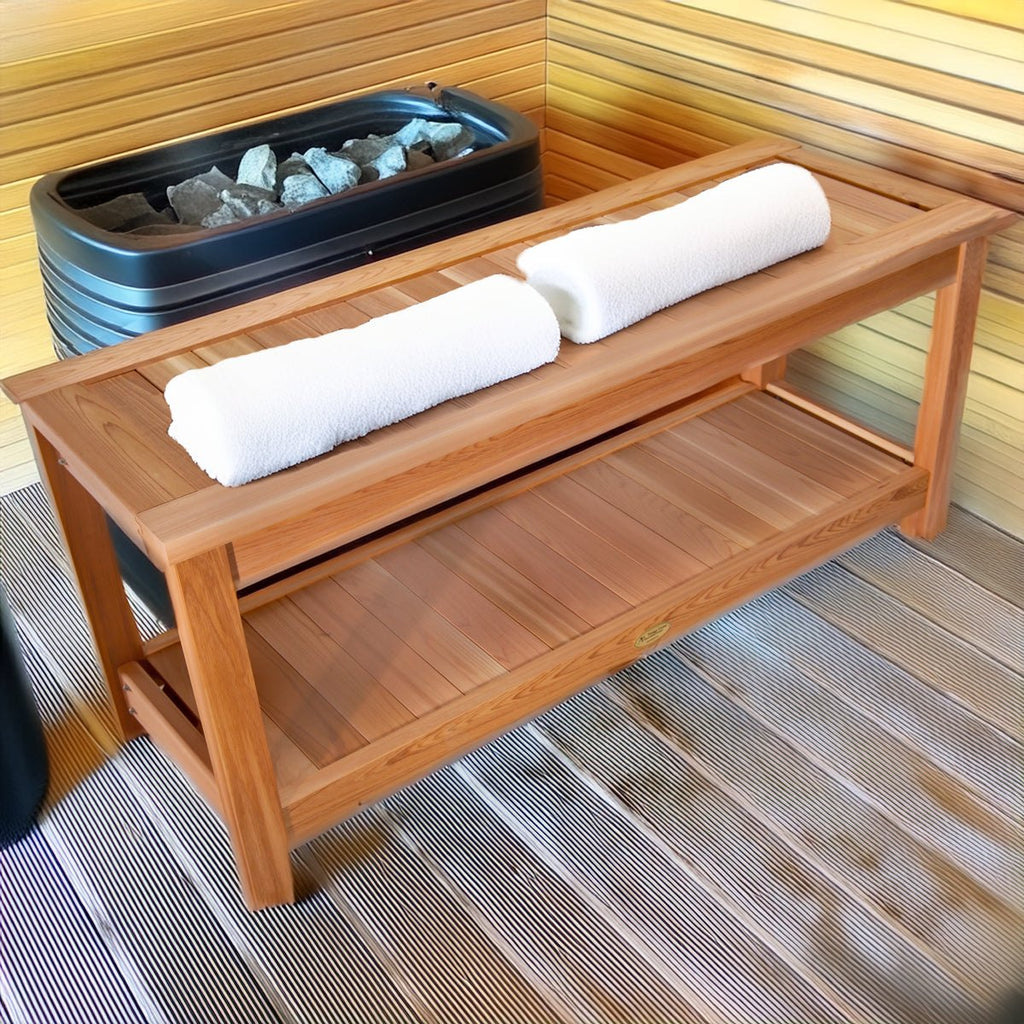 All Things Cedar Deluxe Sauna Bench – view 4