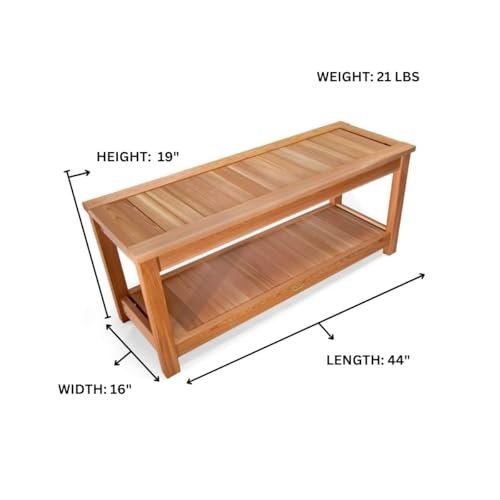 All Things Cedar Deluxe Sauna Bench – view 5