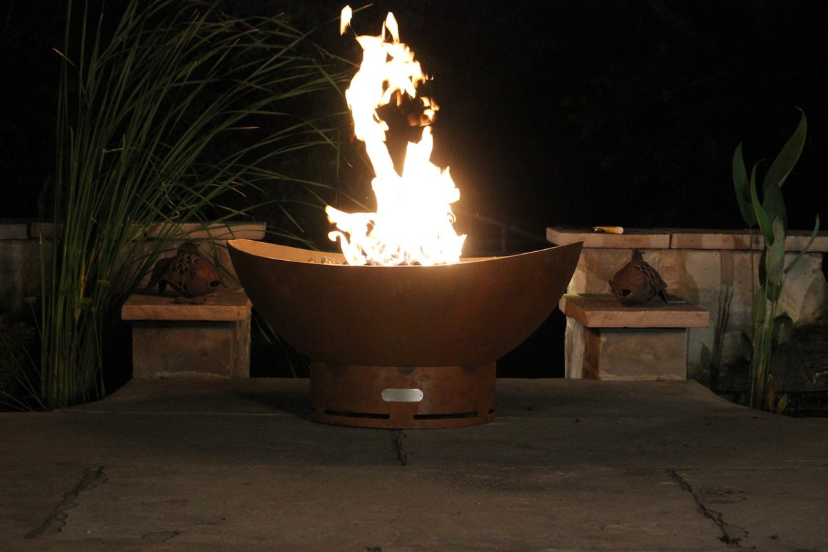 Fire Pit Art Scallop Fire Pit