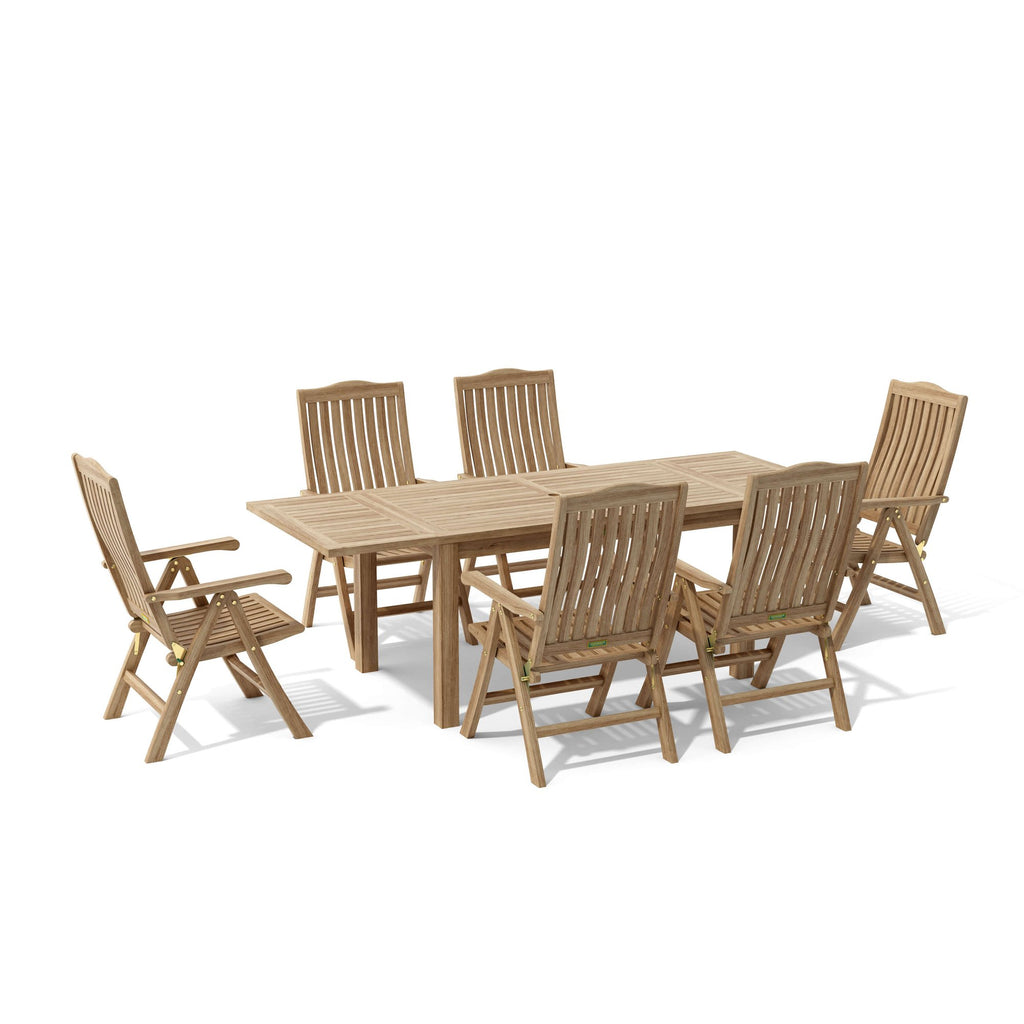 Anderson Teak Bahama Katana 7-Piece Dining Set – view 8