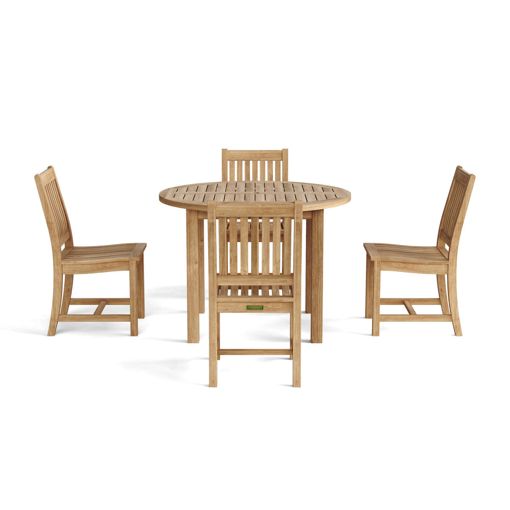 Anderson Teak Sommerset 5-Piece Dining Table Set – view 2