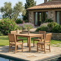 Anderson Teak Lisbon 5-Piece Dining Table Set
