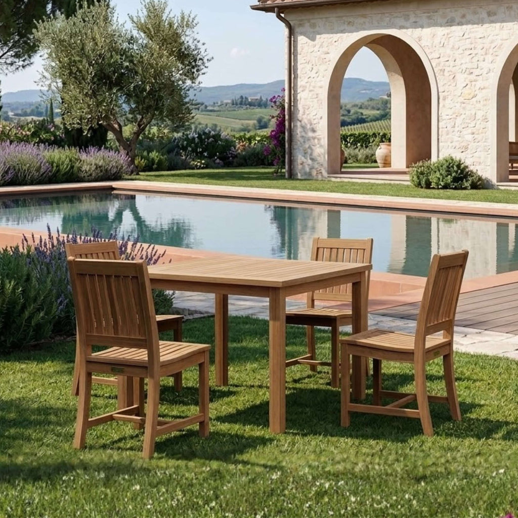 Anderson Teak Lisbon 5-Piece Dining Table Set – view 3