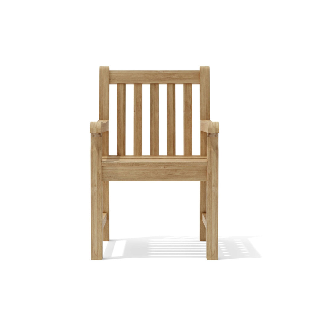 Anderson Teak Windsor Classic Armchair 5-Piece Dining Table Set – view 8