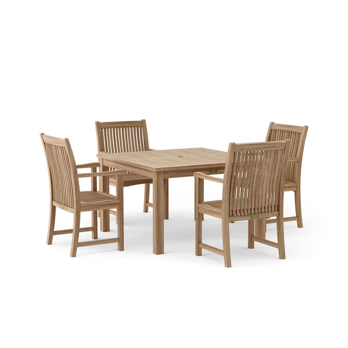 Anderson Teak Windsor Chicago 5-Piece Dining Table Set – view 5