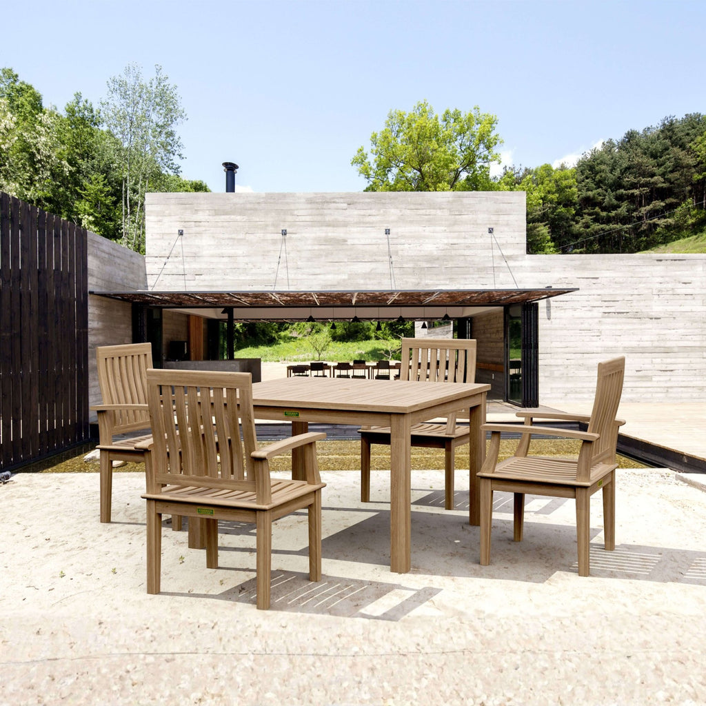 Anderson Teak Windsor Brianna 5-Piece Dining Table Set – view 5