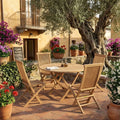 Anderson Teak Classic Bahama 5-Piece Folding Dining Set