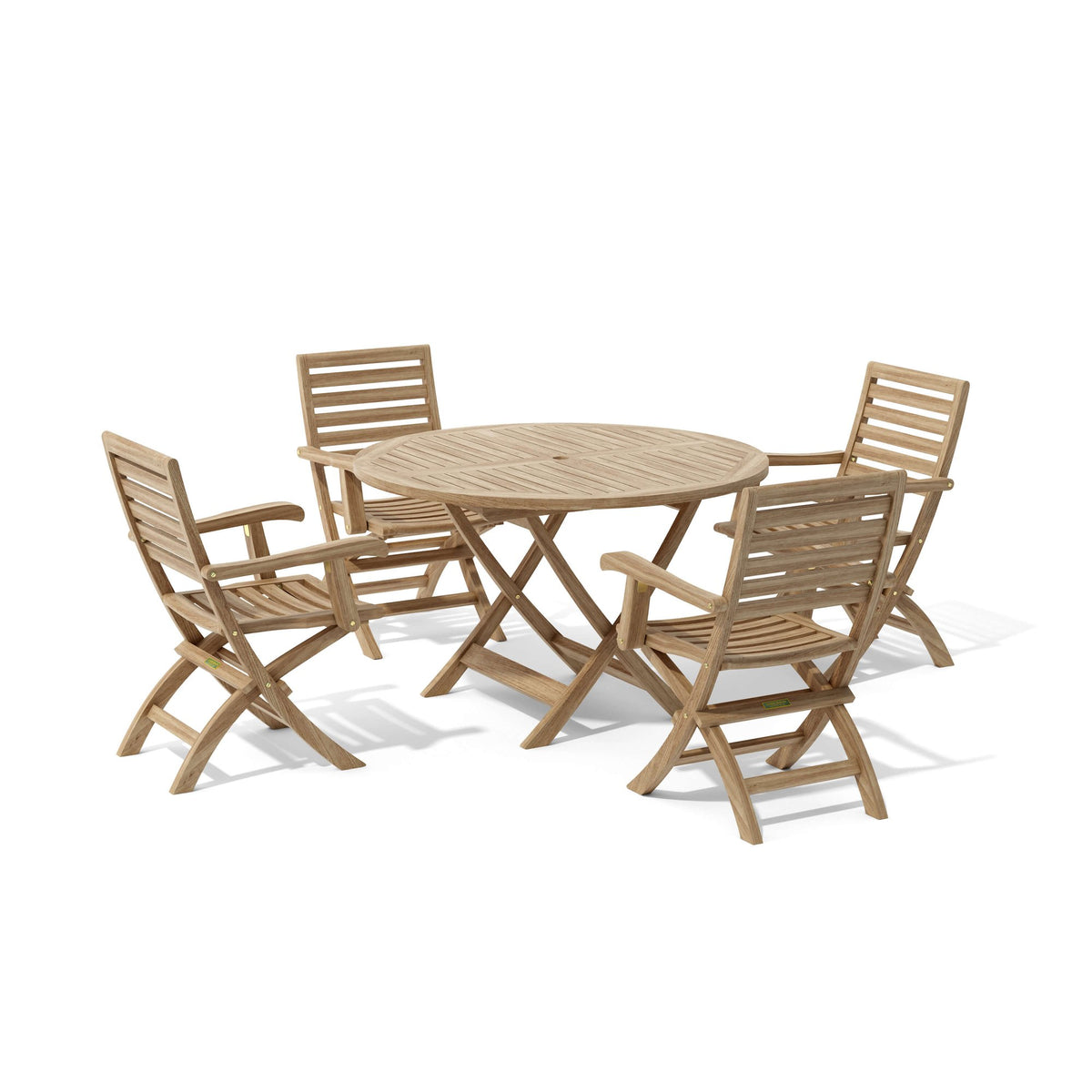 Anderson Teak Andrew Bahama 5-Piece Folding Dining Set – view 5