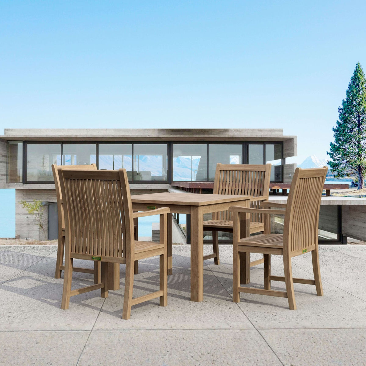 Anderson Teak Bahama Chicago 5-Piece Bistro Set – view 4
