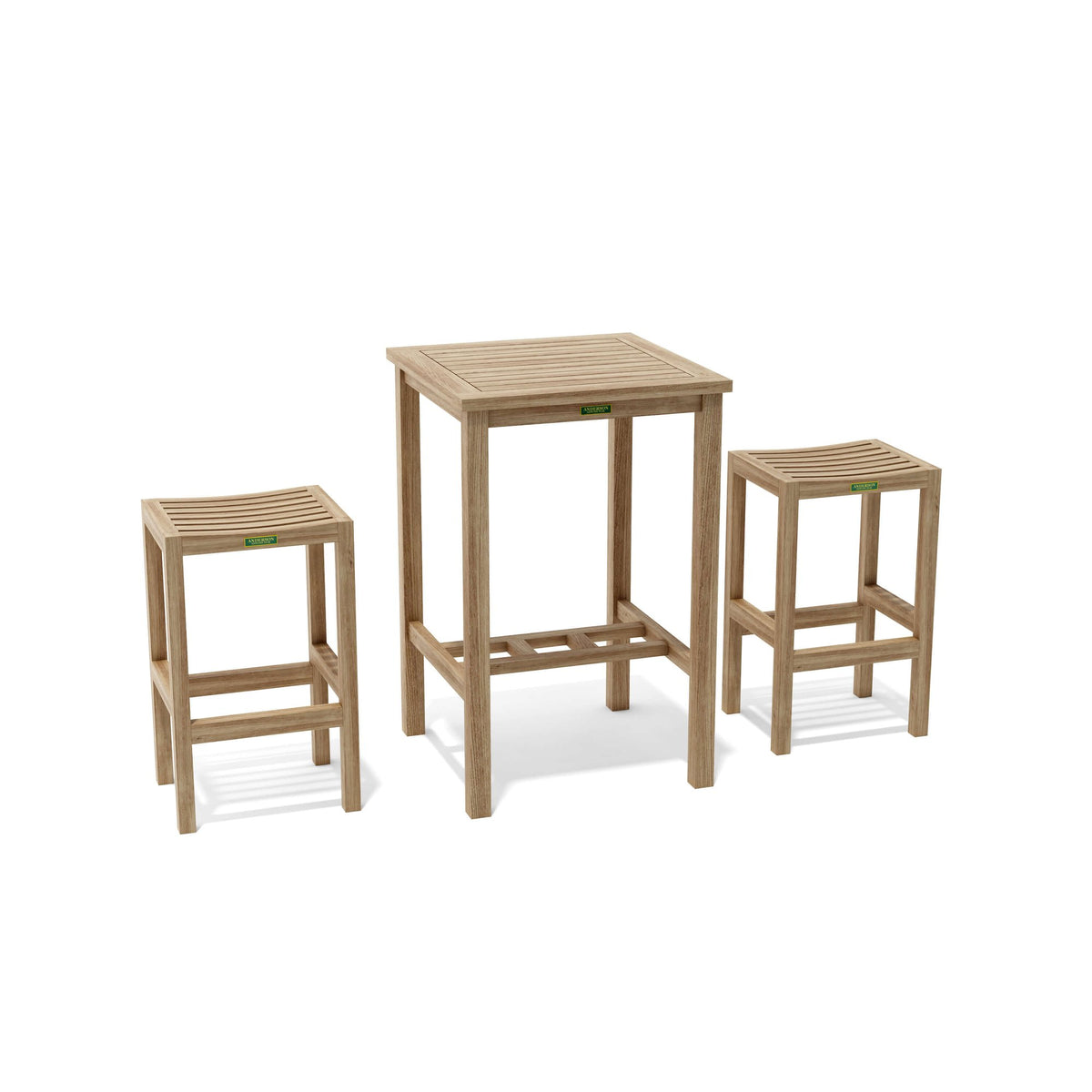 Anderson Teak Bahama Montego 3-Piece Square Bar Set – view 7