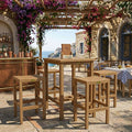 Anderson Teak Bahama Montego 5-Piece Square Bar Set