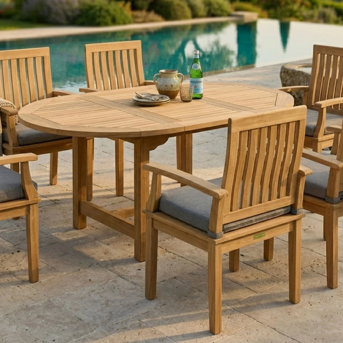 Anderson Teak Bahama Brianna 7-Piece Extension Dining Set – view 6