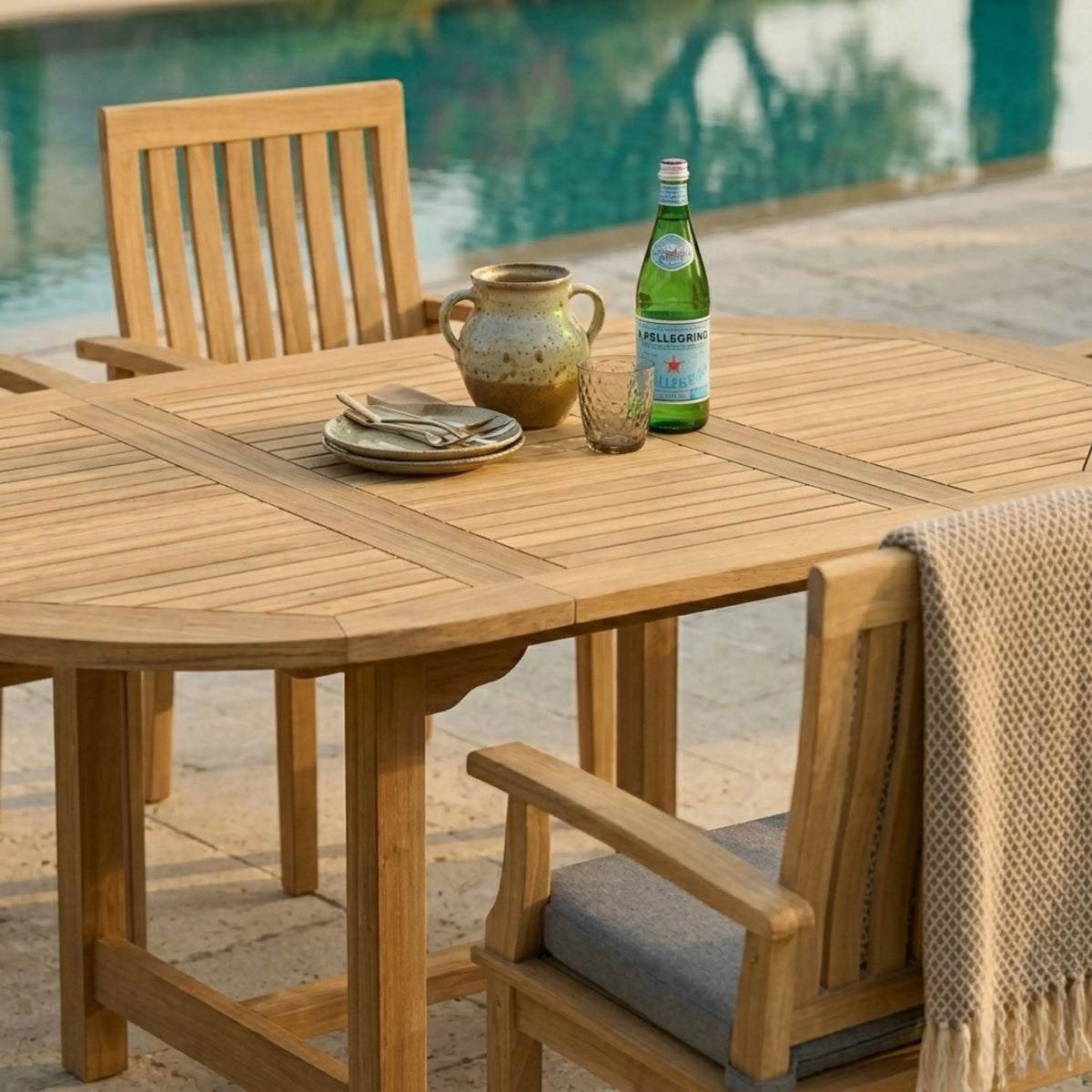 Anderson Teak Bahama Brianna 7-Piece Extension Dining Set – view 7