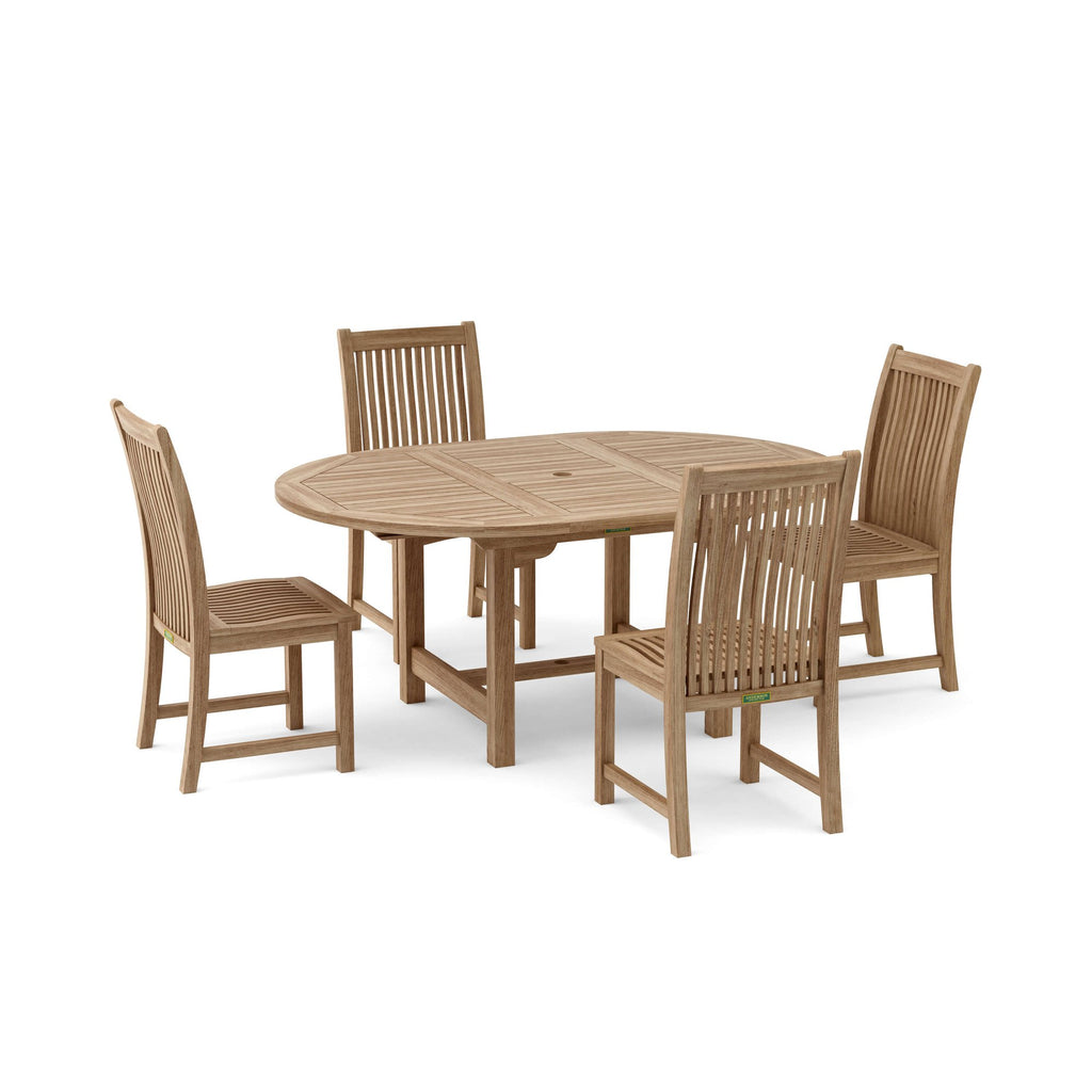 Anderson Teak Bahama Chicago 5-Piece Dining Set – view 5