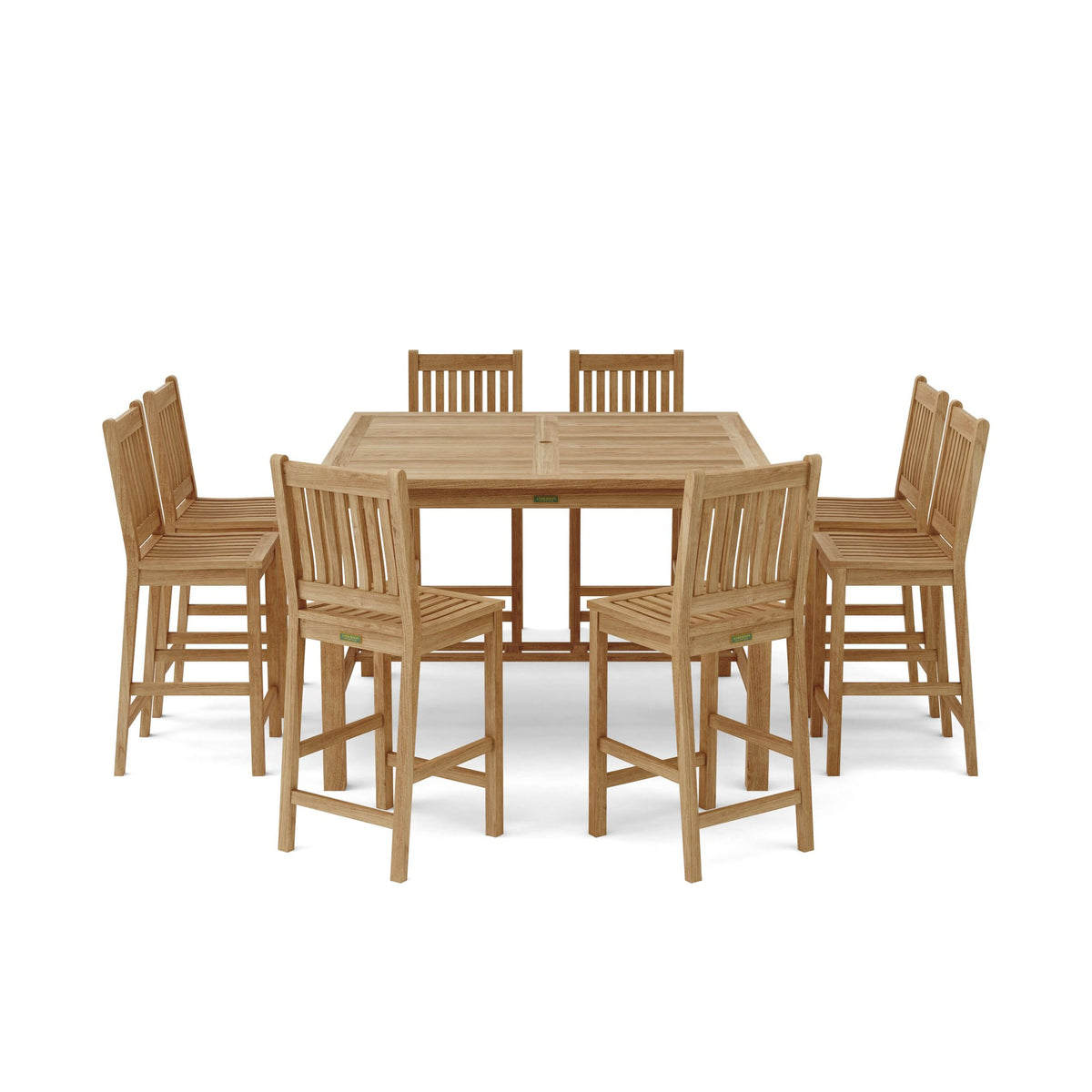 Anderson Teak Windsor Avalon 9-Piece Square Bar Set – view 5