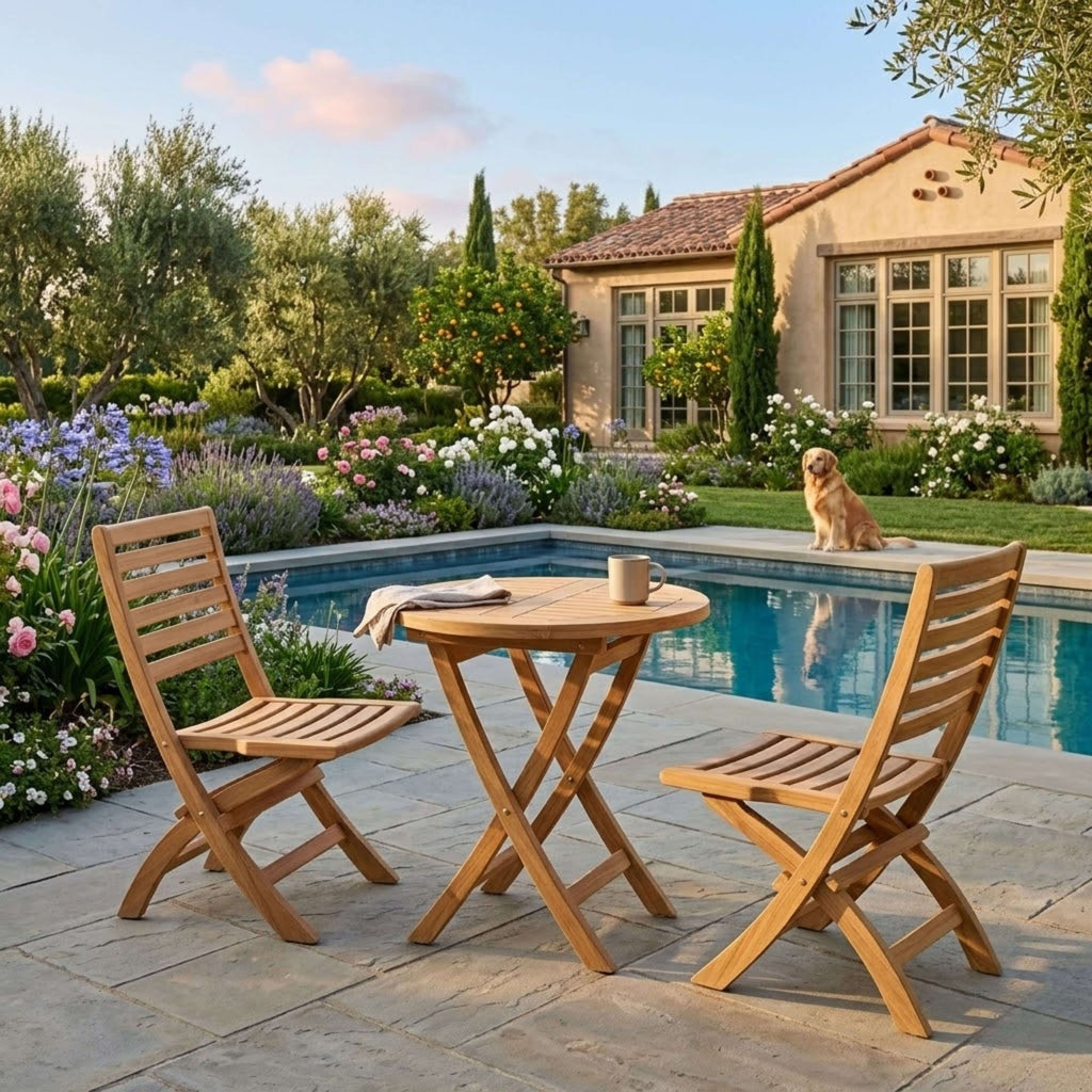 Anderson Teak Bahama Andrew 3-Piece Bistro Set