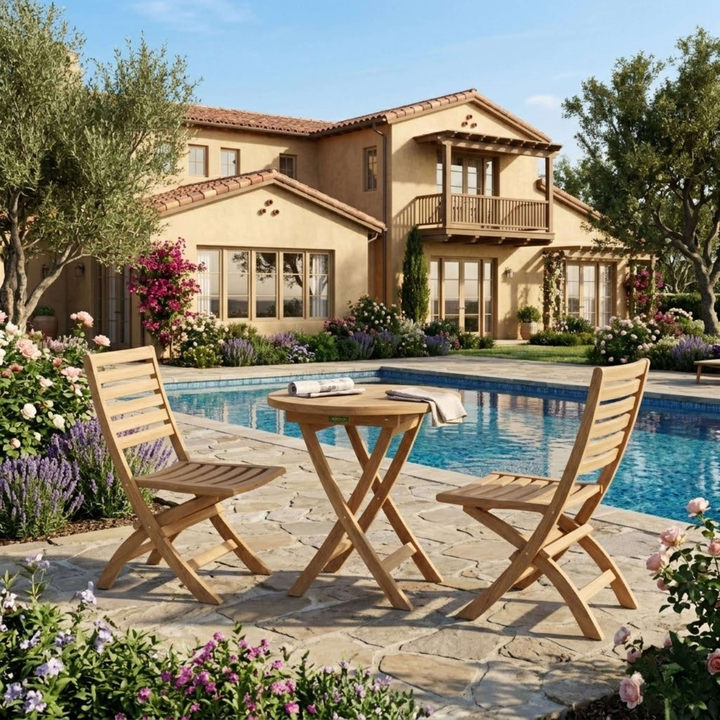 Anderson Teak Bahama Andrew 3-Piece Bistro Set – view 2