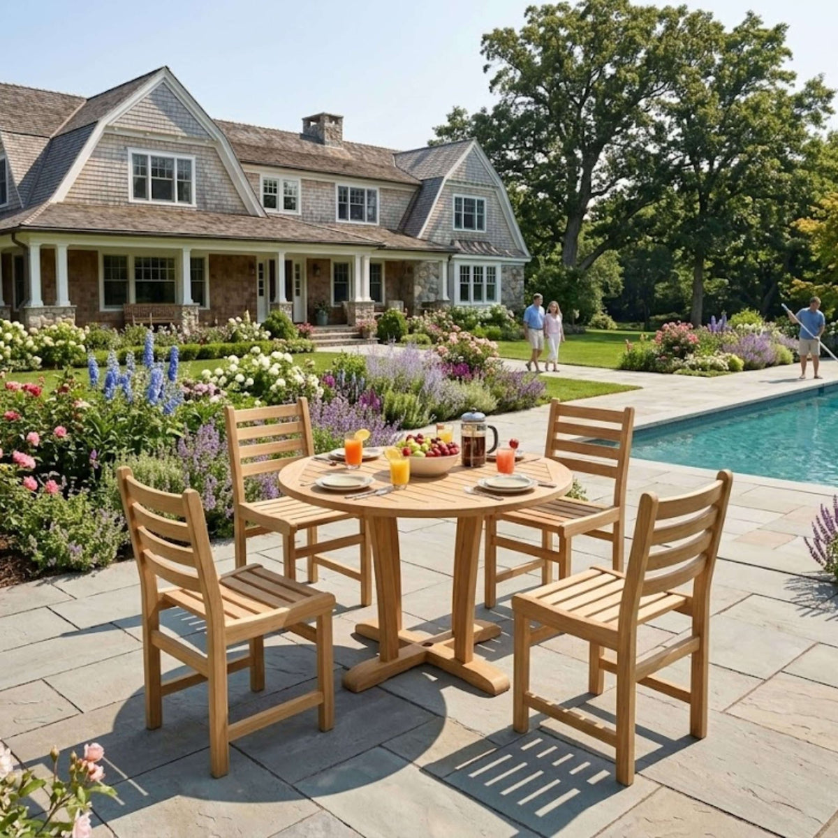 Anderson Teak Descanso Windham 5-Piece Dining Set – view 2