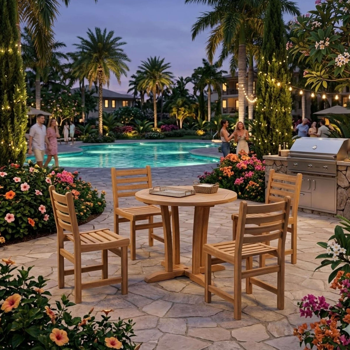 Anderson Teak Descanso Windham 5-Piece Dining Set – view 4