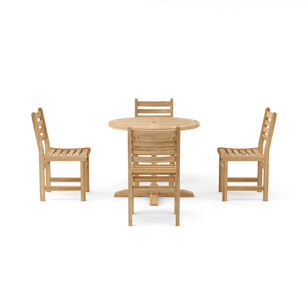 Anderson Teak Descanso Windham 5-Piece Dining Set – view 6