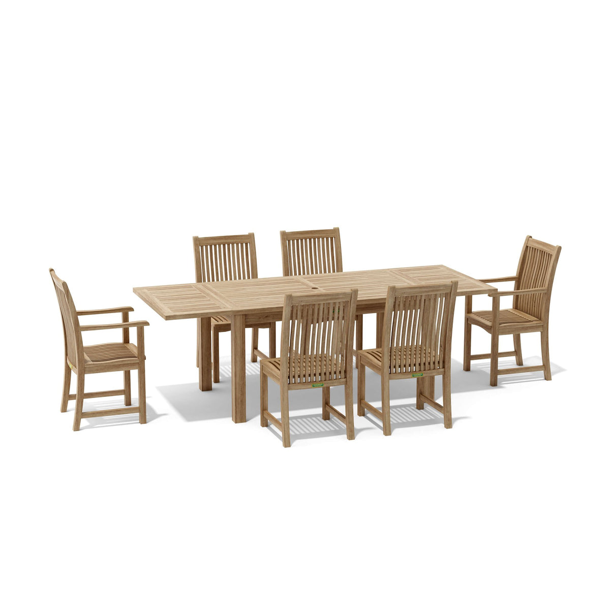 Anderson Teak Bahama Chicago 7-Piece Dining Set Chair B – view 2