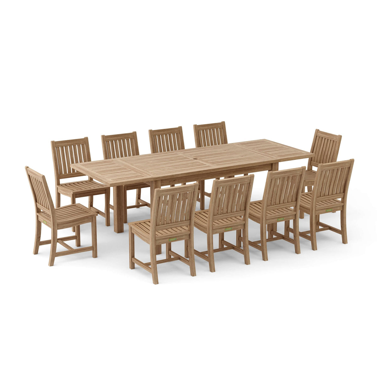 Anderson Teak Bahama Rialto 11-Piece Rectangular Dining Set – view 3