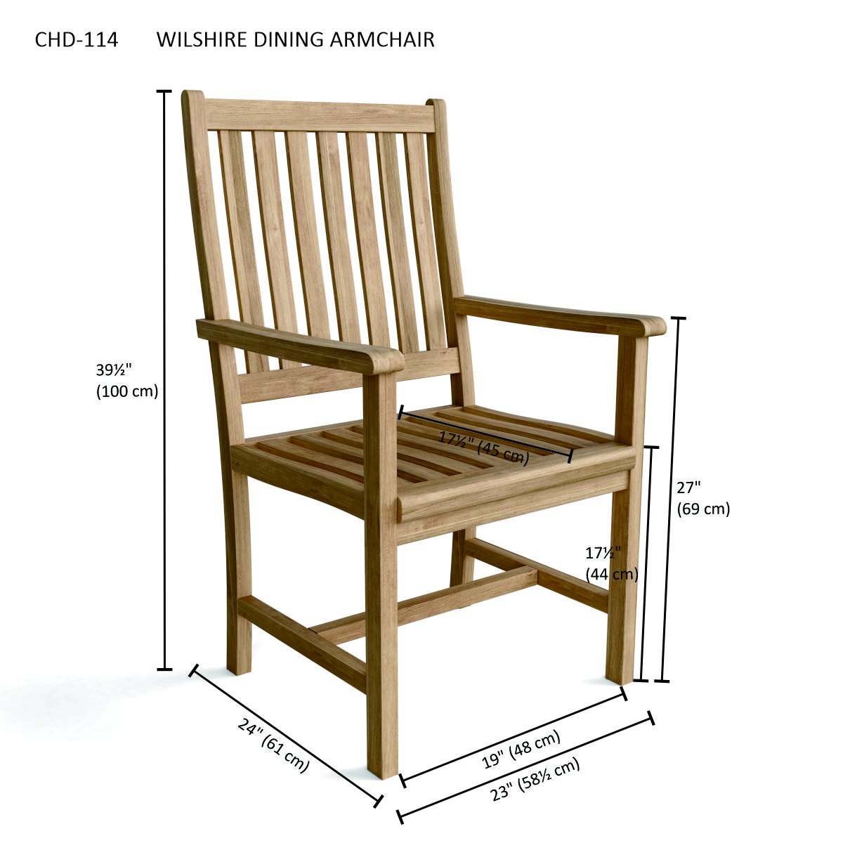 Anderson Teak Tosca Wilshere 5-Piece Dining Set – view 11