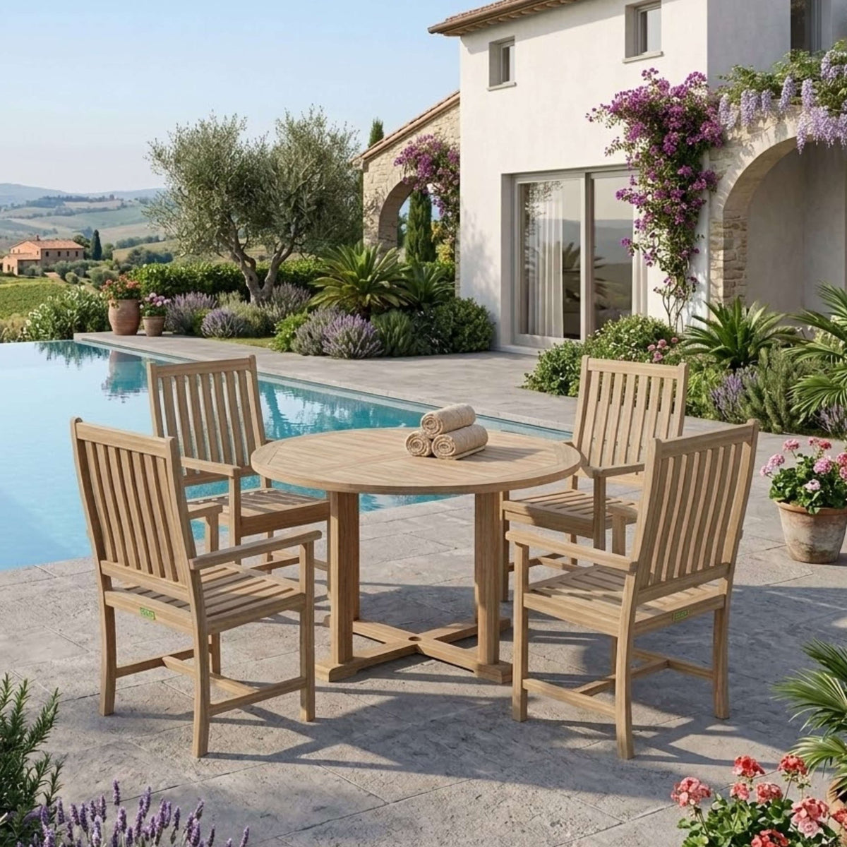 Anderson Teak Tosca Wilshere 5-Piece Dining Set – view 3