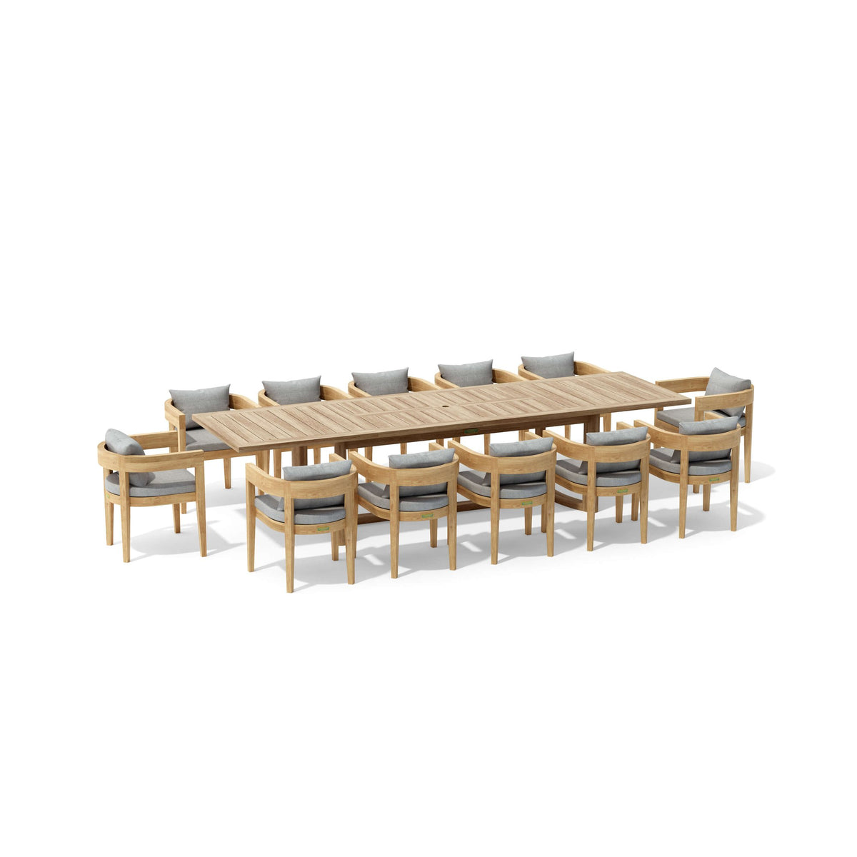 Anderson Teak Coronado 13-Piece Extension Dining Table Set – view 3