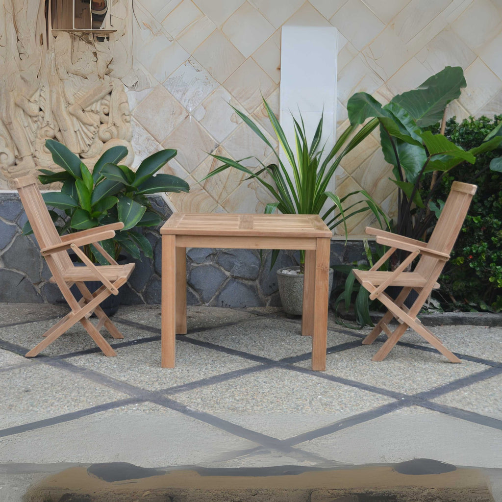 Anderson Teak Bahama Classic 3-Piece Bistro Table – view 4